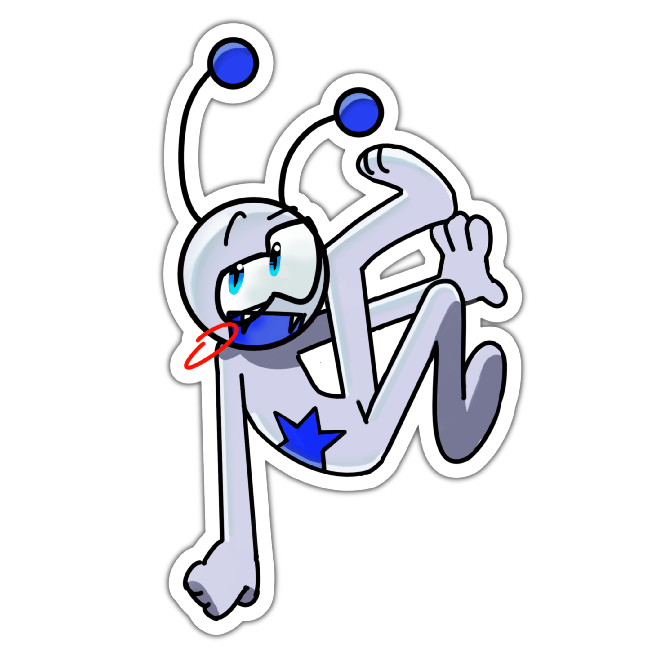 A sticker of task